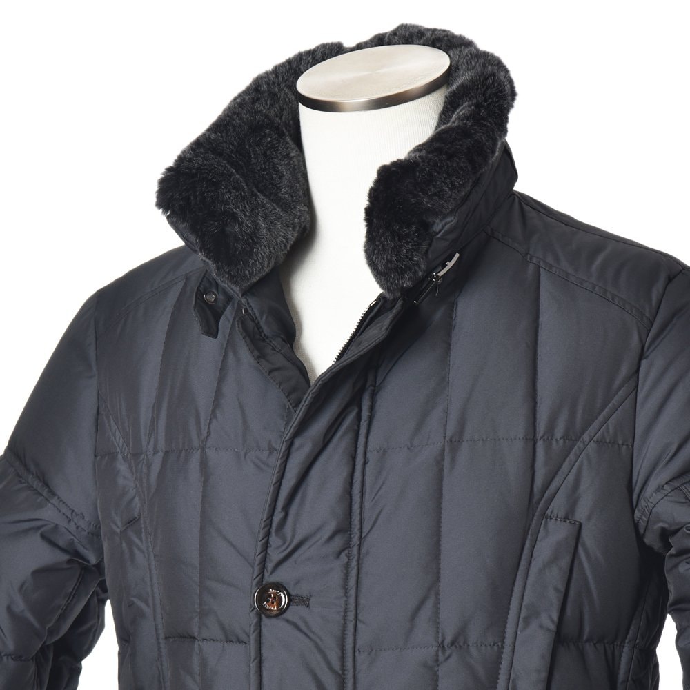 MOORER ムーレー VALENTE-KM2 ポリエステル ラビットファー ダウン