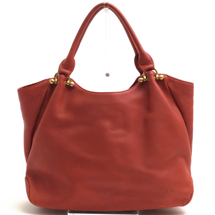 Kitamura Y-0675 セミショルダーバッグ / キタムラ 牛革 シボ革