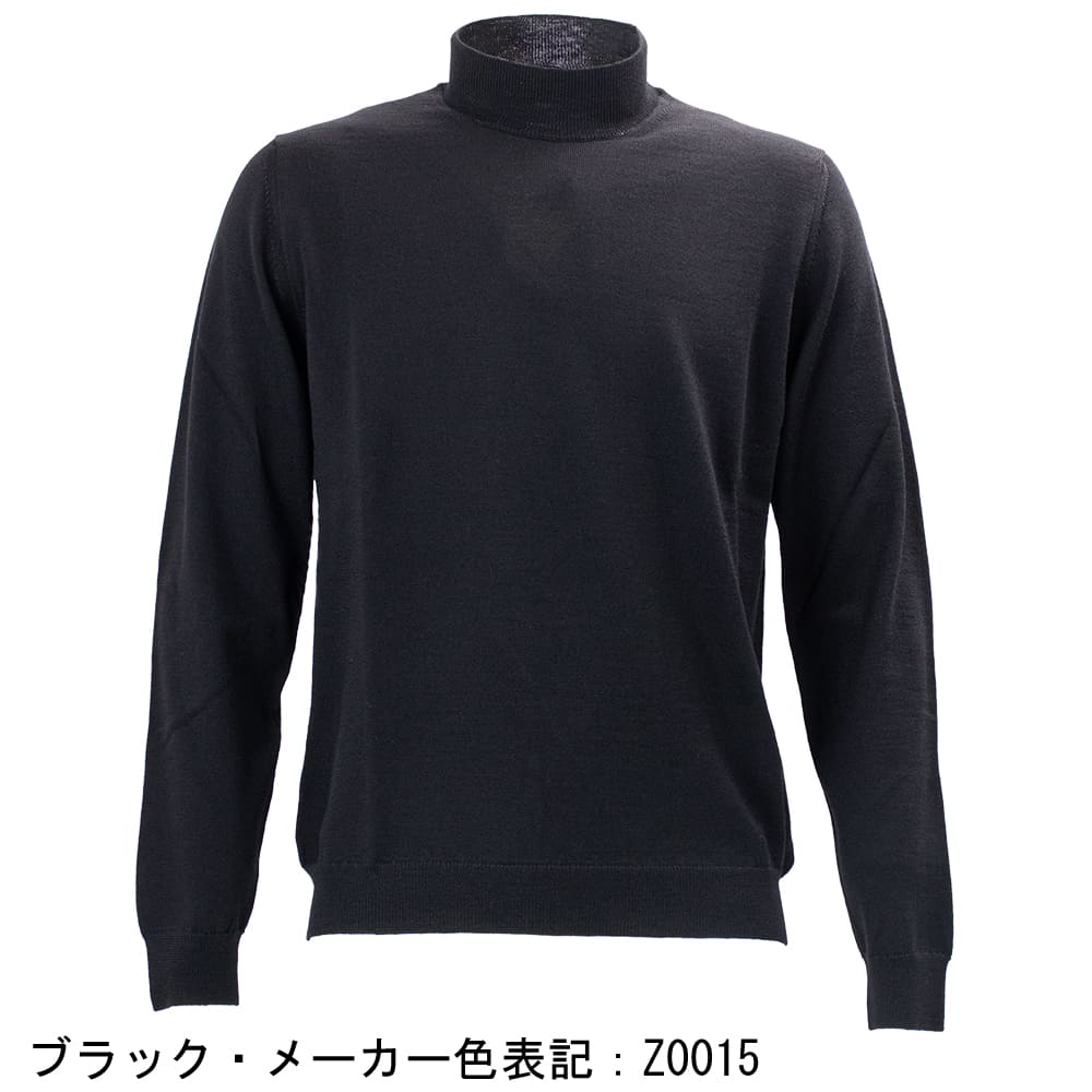 セール】ザノーネ セーター メンズ ウール ハイゲージニット モック