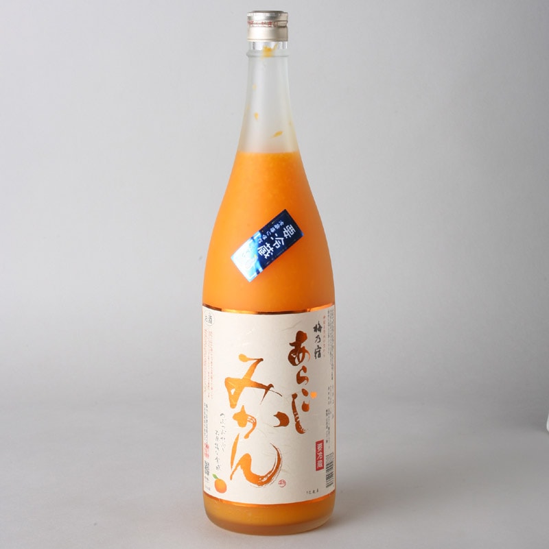 梅乃宿 あらごしみかん酒 1800ml｜梅乃宿｜地酒（日本酒）通販-奈良県