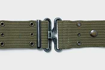 US(米軍) WWII M-1936 コットン・ピストルベルト/ OD色/実物・極上