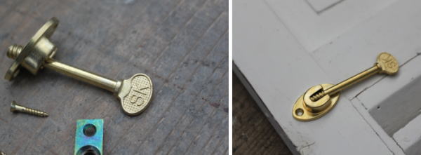 引扉のロックに使いたい懐かしの昭和金物の販売