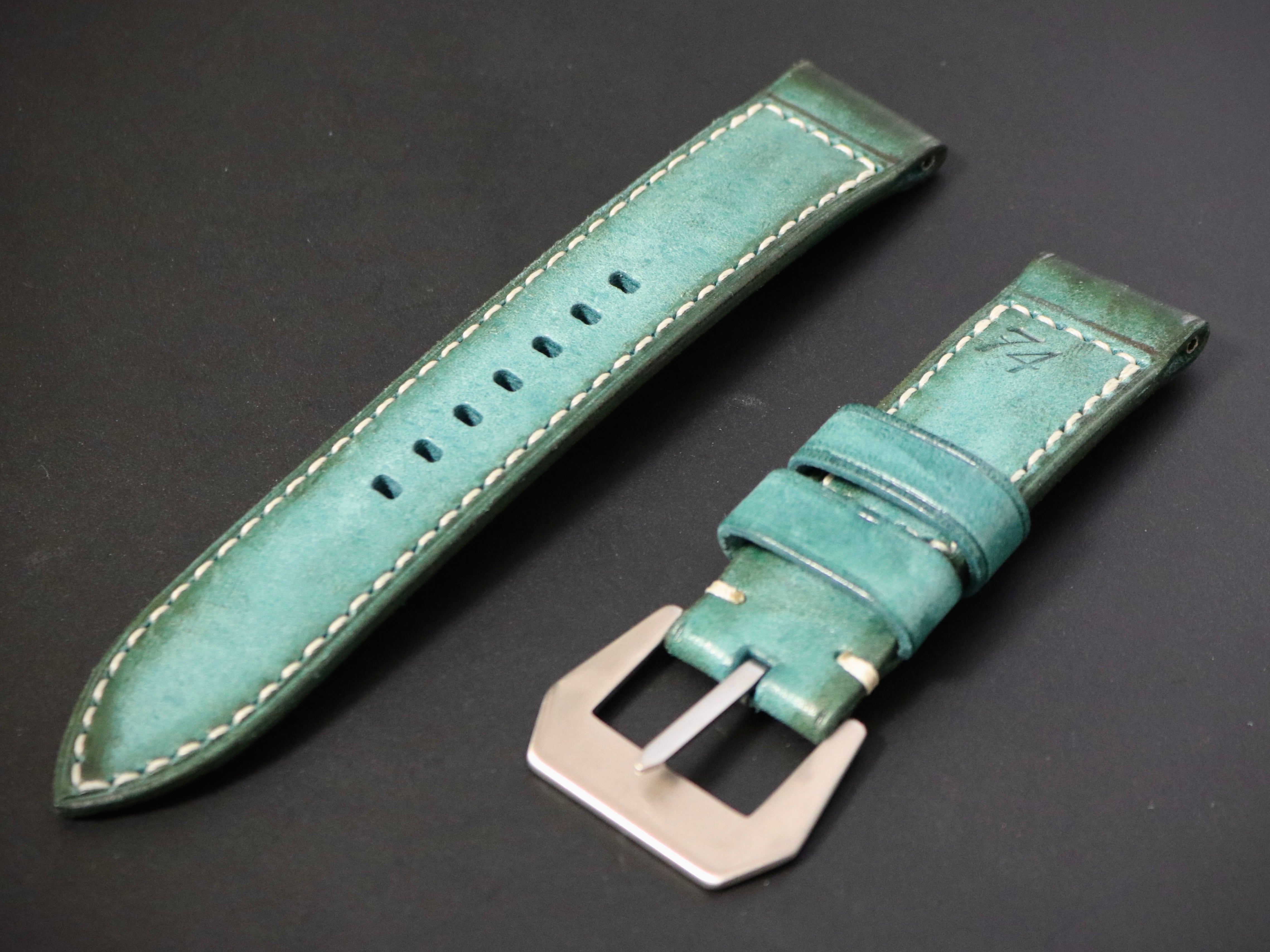 M74｜イタリアンショルダー｜エクストラターコイズ｜No.001｜24-24mm