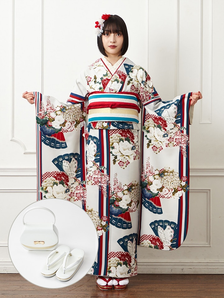 レンタル振袖【F2729】 花蝶妃(FREE レッド): ふりふ ｜ミマツグループ