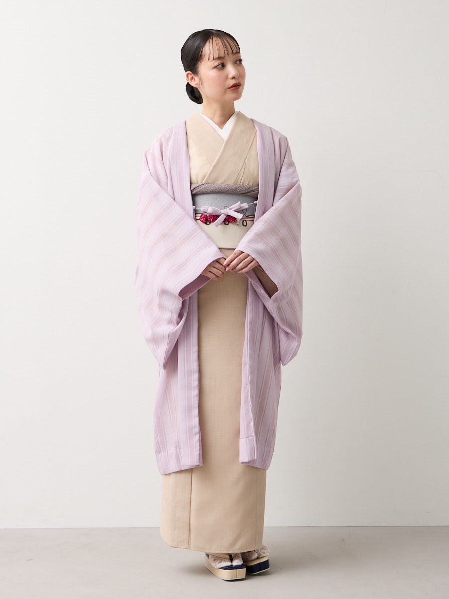 プレタ小紋】シア無地 単衣(FREE チャコールグレー): ふりふ ｜ミマツ