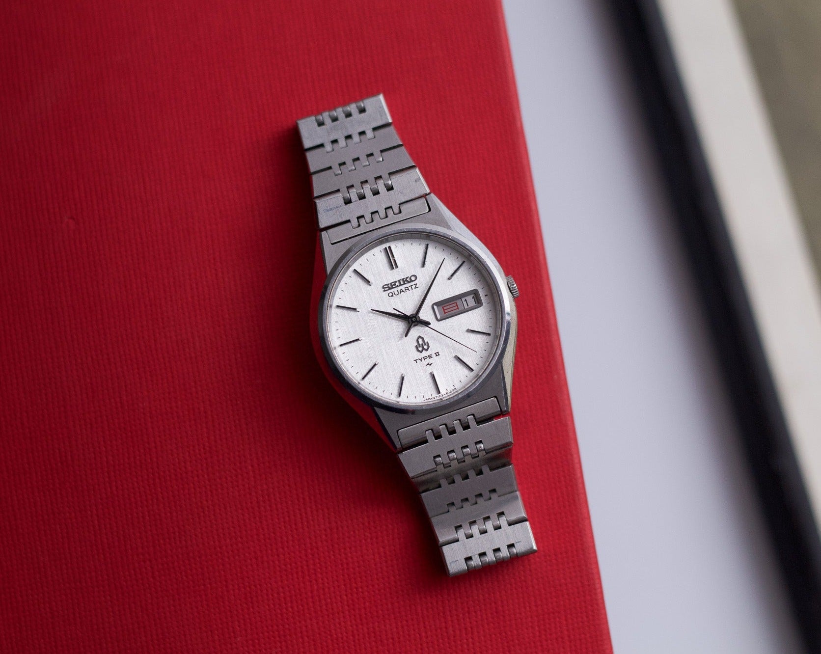 1979 Seiko Type II Brushed Silver Dial Men's Wrist-Watch – Mecalco