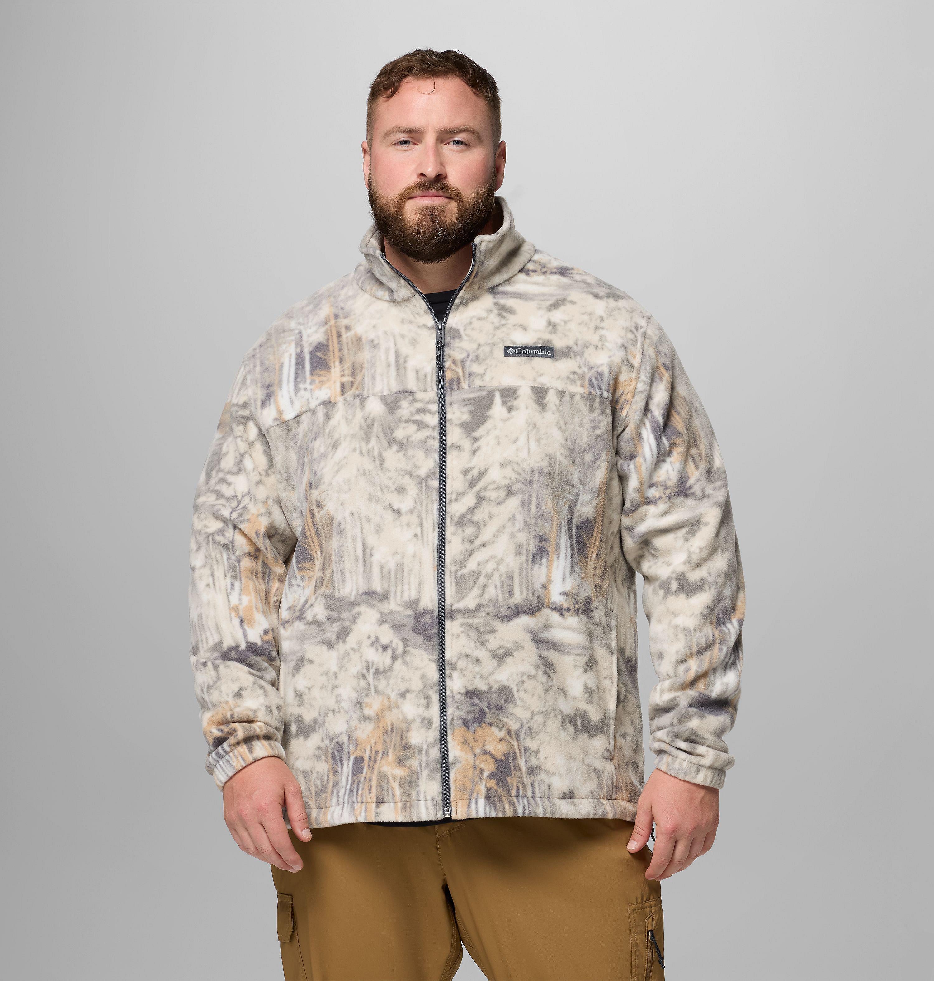 Men's Steens Mountain Printed Fleece Jacket - Big | Columbia