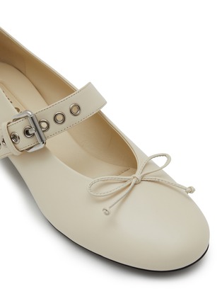 MIU MIU | 25 Leather Mary Jane Pumps | Women | Lane Crawford