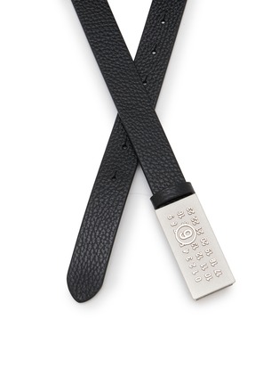 MM6 MAISON MARGIELA | Numeric Grain Leather Belt | Men | Lane Crawford