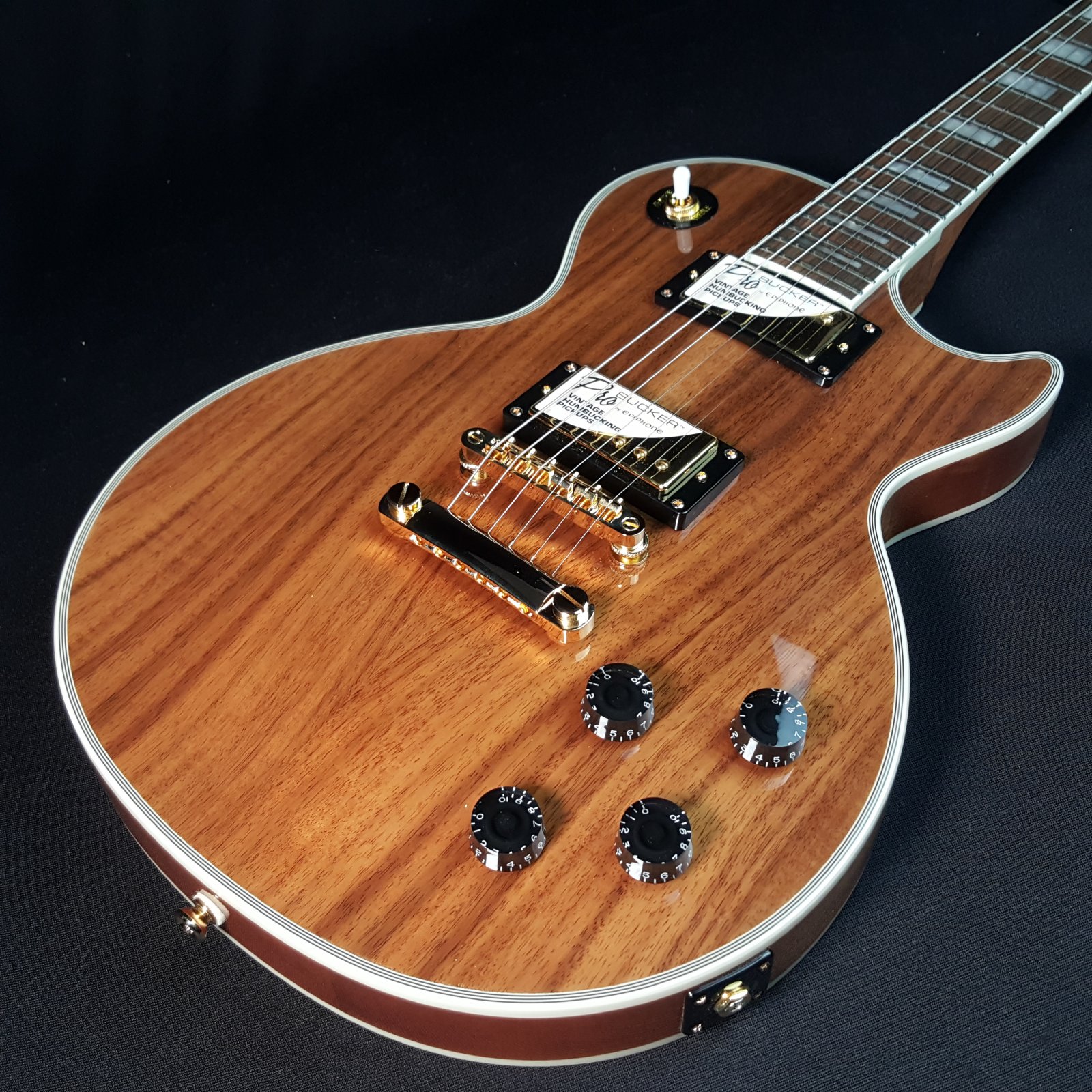 Epiphone Les Paul Custom Pro Koa Limited Edition Electric Guitar