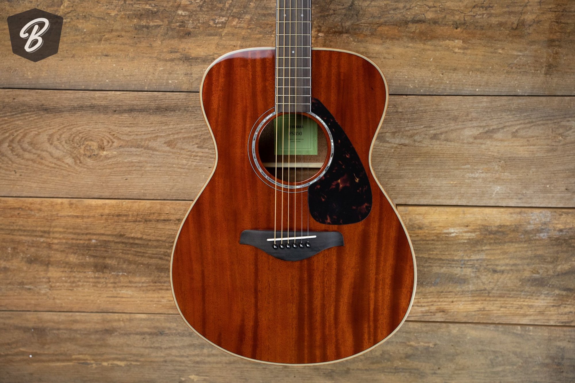Yamaha FS850 Solid Mahogany Acoustic Guitar - 789456132