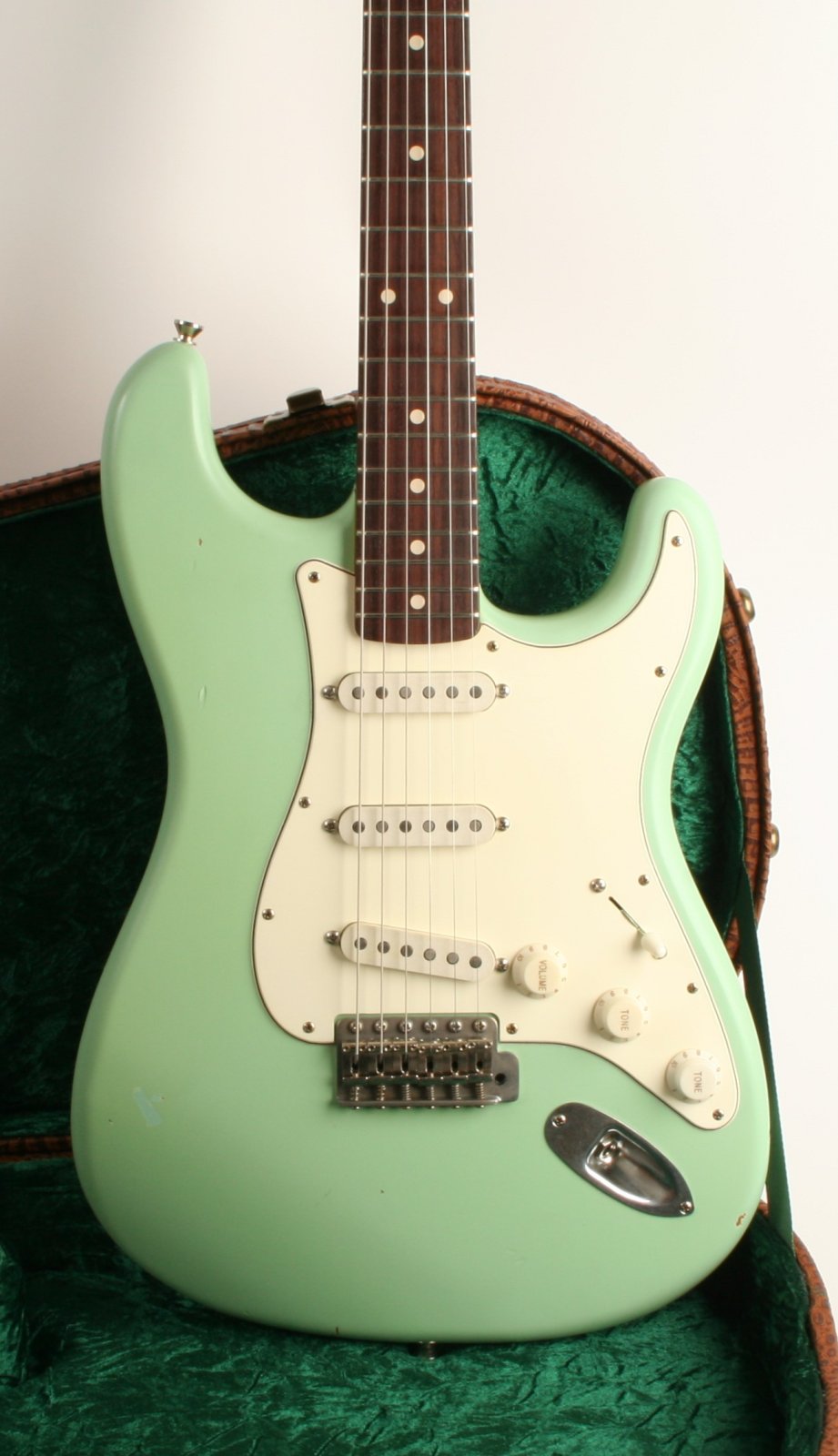 Nash Guitars S-63 Surf Green Lollar Pickups