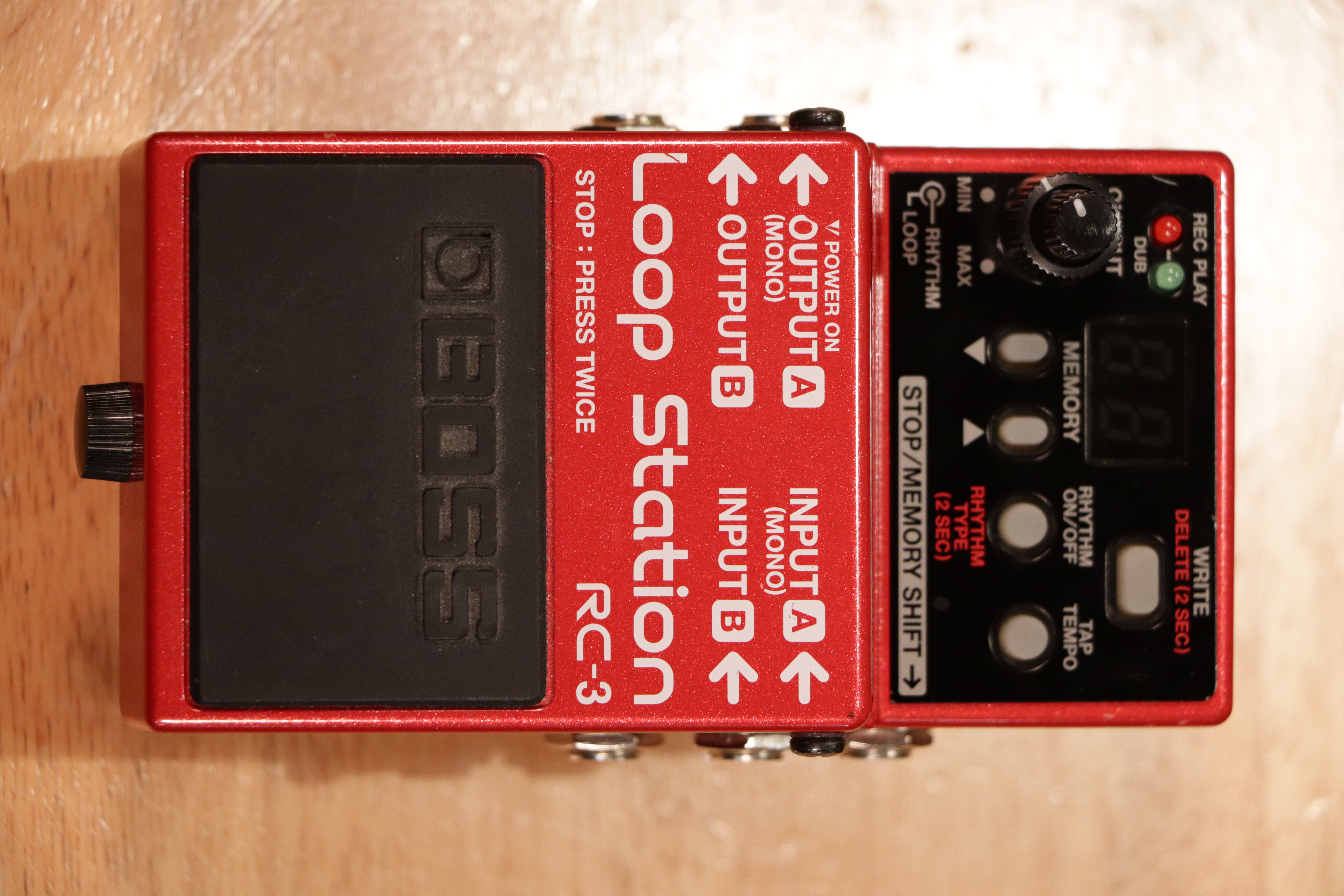 Boss RC-3 Loop Station 2011 - Present - Red