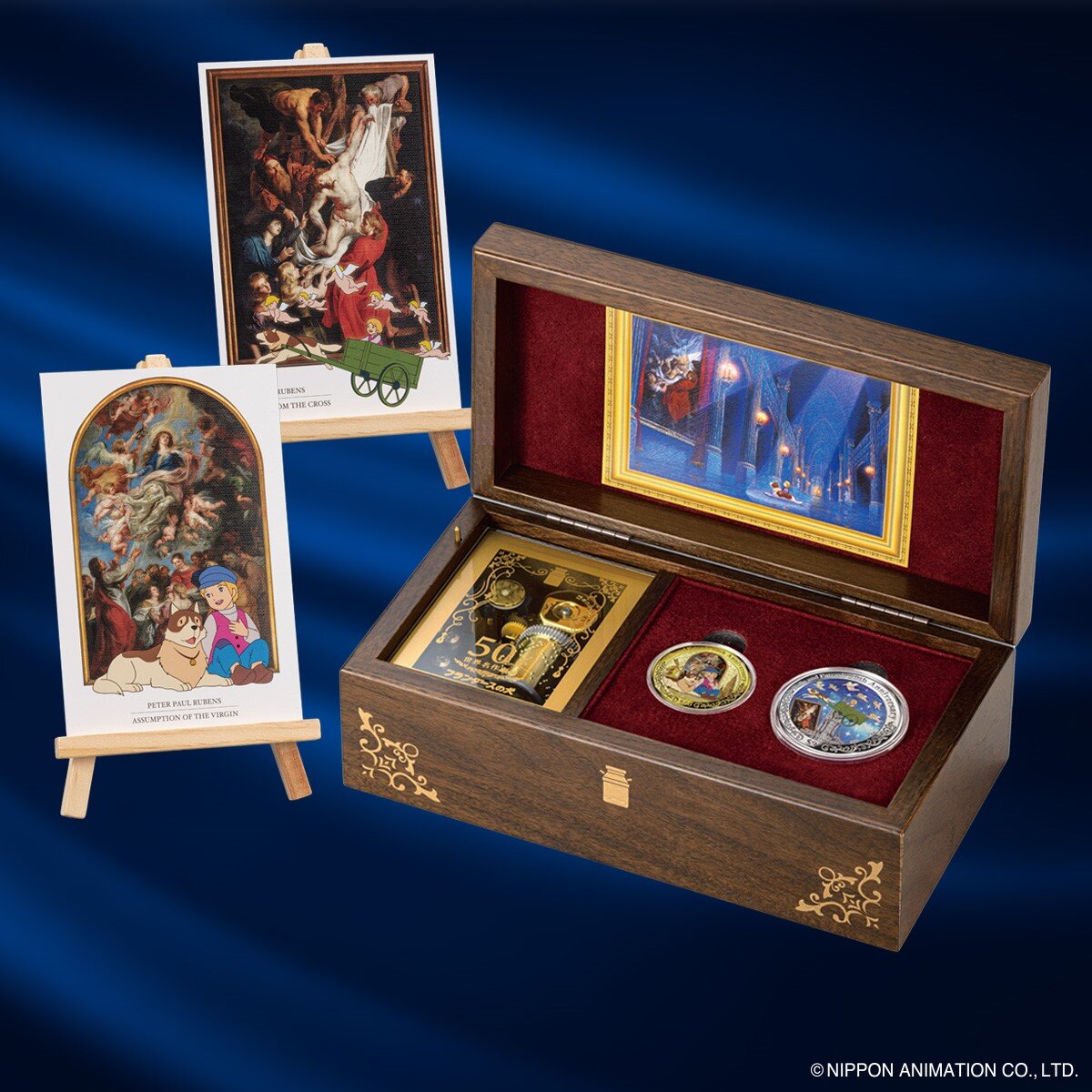 フランダースの犬× ルーベンス 公式記念カラー金貨・銀貨 が発売