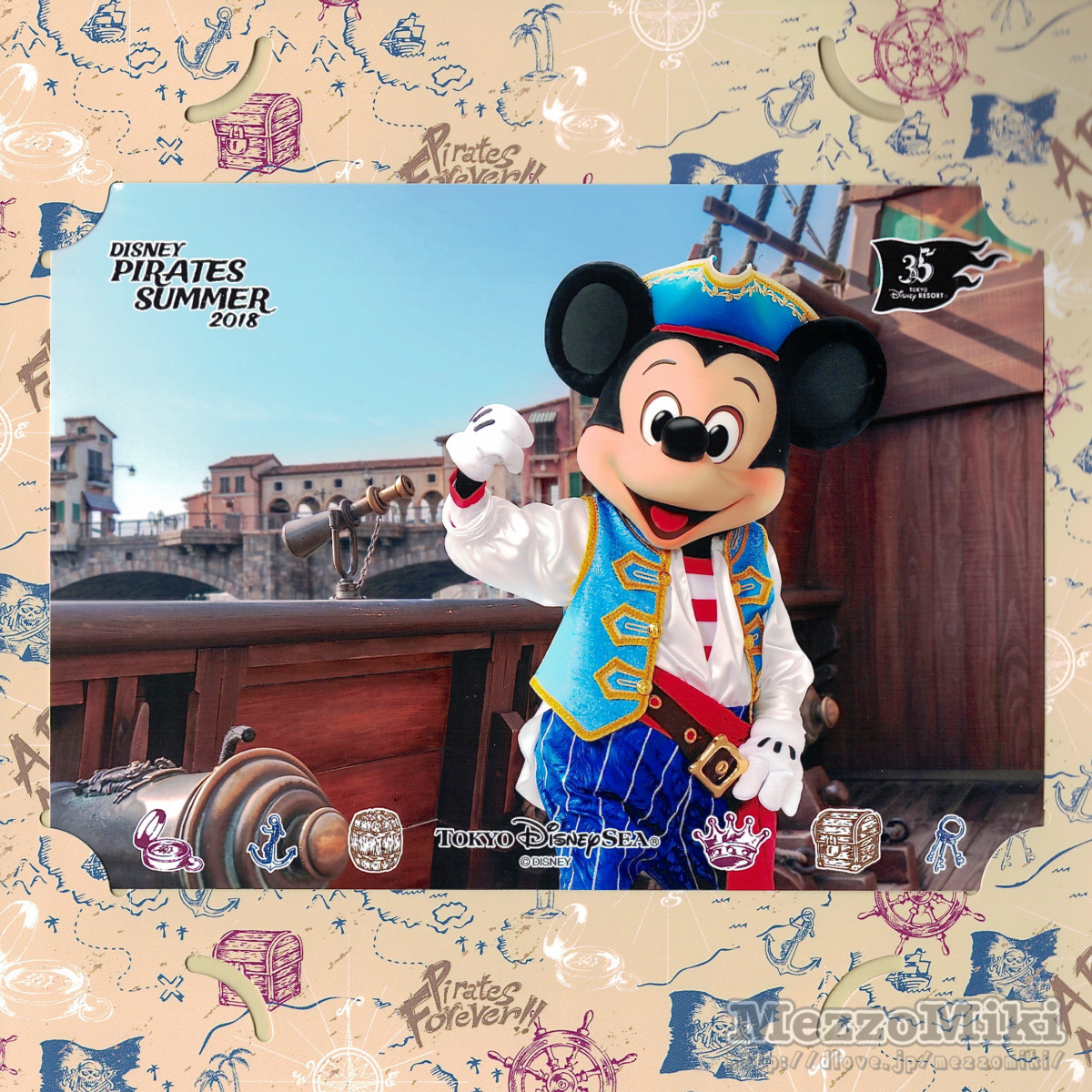 海賊コスチュームのミッキー&ミニーフォト付き！東京ディズニーシー