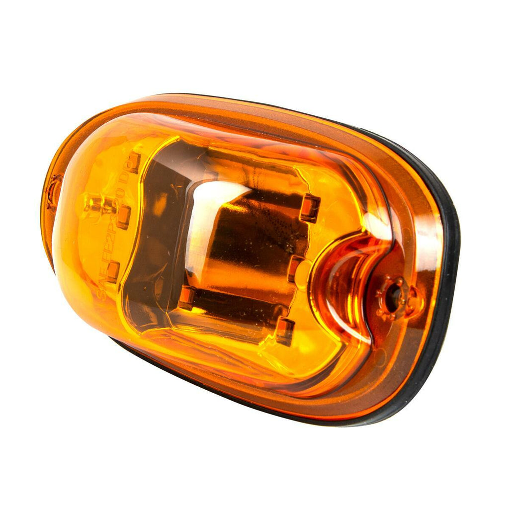 Oval Flange Mount LED Side Light 9 high power SMD LEDs - multi-voltage