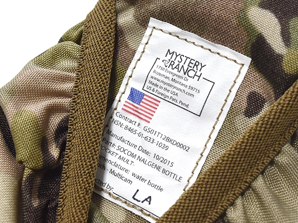 米軍実物 Mystery Ranch SOCOM ミステリーランチ ナルゲン ボトル