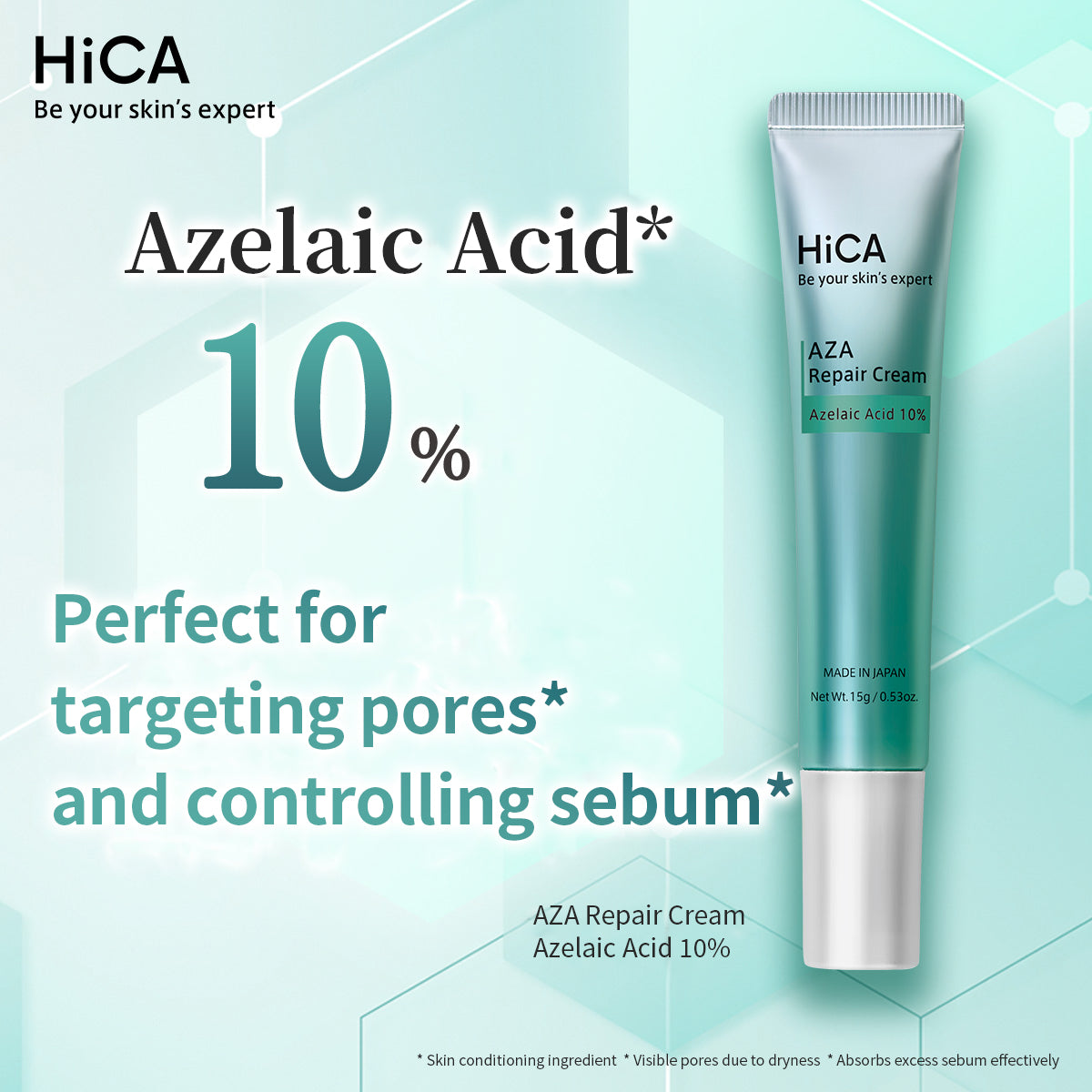 HiCA AZA Repair Cream Azelaic Acid 10% – MilleFée