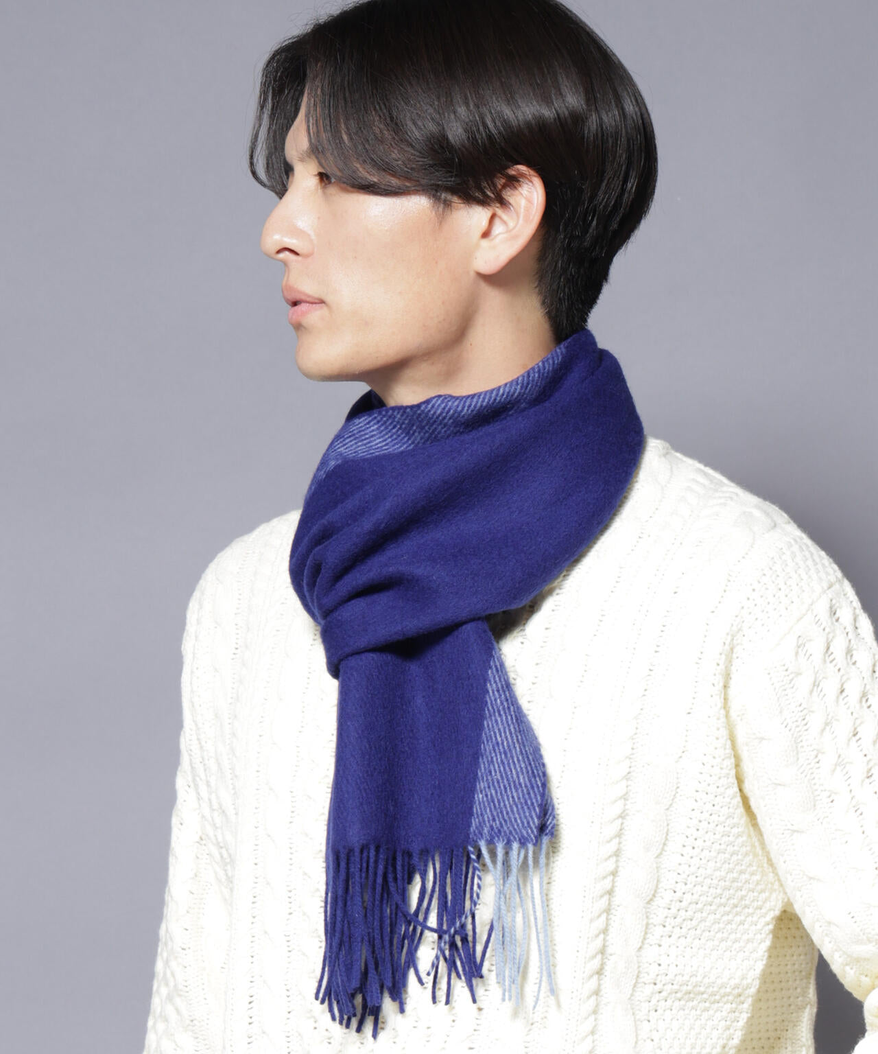 ソフトカシミヤブレンドマフラー | NANO universe（ナノ・ユニバース