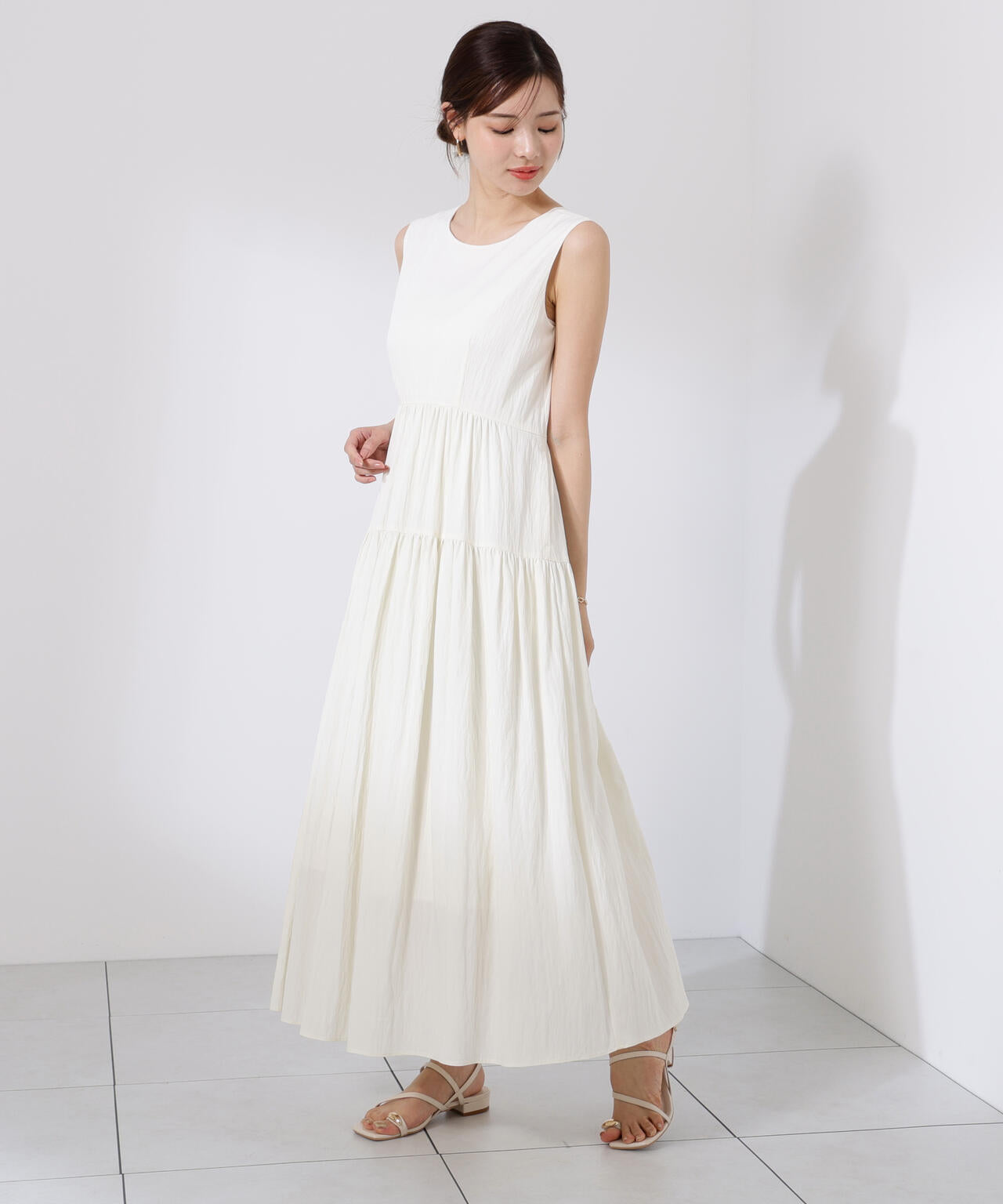 バックリボンティアードワンピース | PROPORTION BODY DRESSING