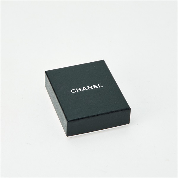 CHANEL ココマーク ブローチ シルバー GP ラインストーン フェイク