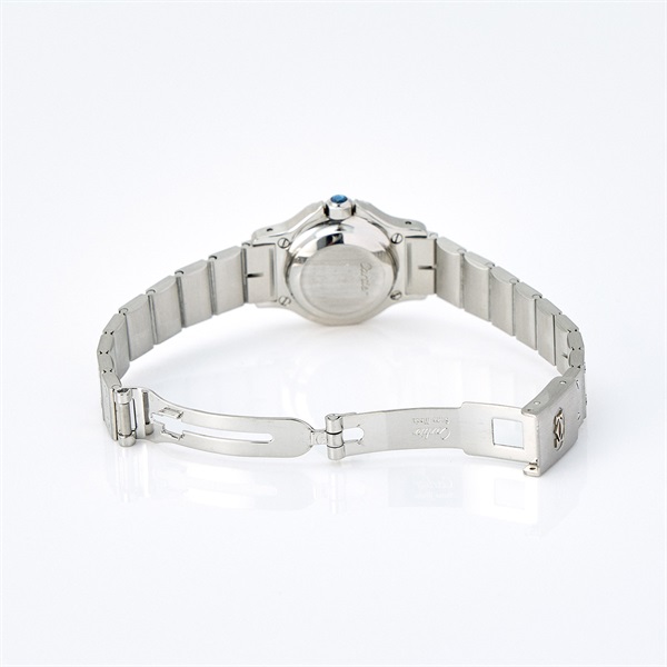 Cartier サントス オクタゴン 090602177 自動巻き 腕時計 ホワイト文字