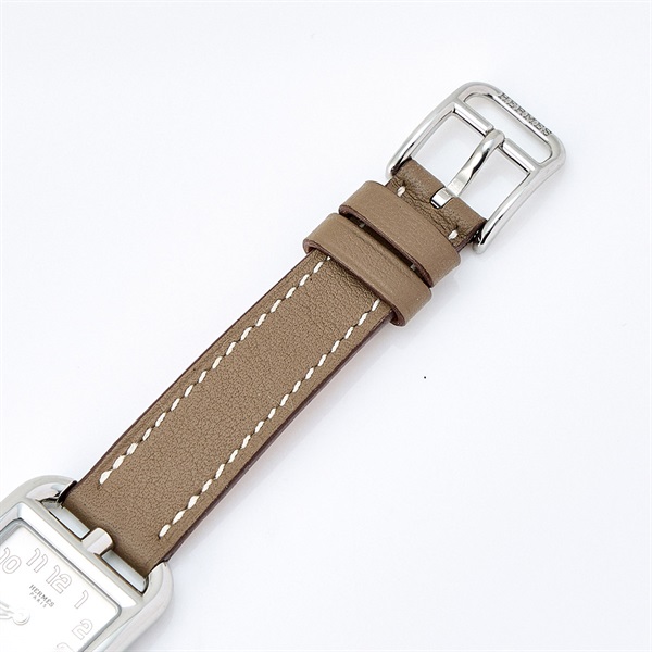 HERMES ケープコッド ドゥブルトゥール CC1.210 クオーツ 腕時計