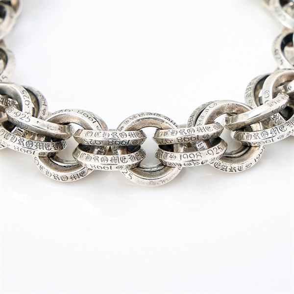 CHROME HEARTS ダブルBリング ブレスレット シルバー 925 | MixTHINKS
