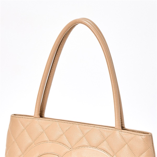 CHANEL マトラッセ 復刻 2005年 トートバッグ ベージュ ゴールド