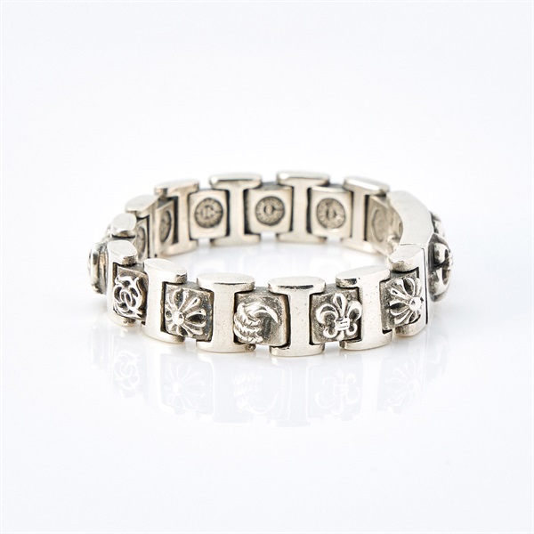 CHROME HEARTS Iリンク マルチモチーフ ブレスレット シルバー 925