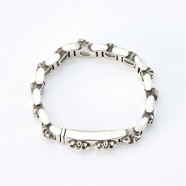 CHROME HEARTS Iリンク マルチモチーフ ブレスレット シルバー 925