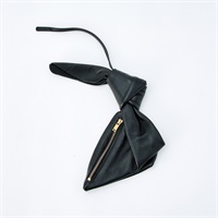 JIL SANDER ラビットモチーフ ポーチ ブラック レザー | MixTHINKS