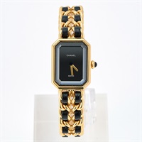 CHANEL プルミエール H0001 クオーツ 腕時計 XL ブラック文字盤