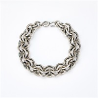 CHROME HEARTS ダブルBリング ブレスレット シルバー 925 | MixTHINKS