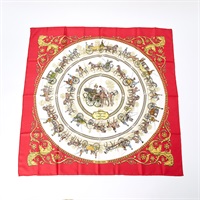 HERMES カレ 90 LA PROMENADE DE LONGCHAMPS / ロンシャンへの散歩