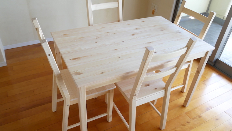 2万ちょっとで揃うイケアの安いダイニングテーブルセットをレビュー