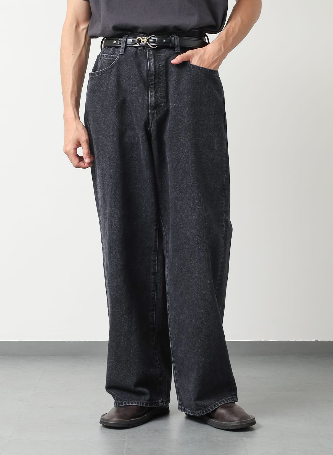 BLACK DENIM FD ASHLEY JEANS|ブラックデニム フェード アシュリー