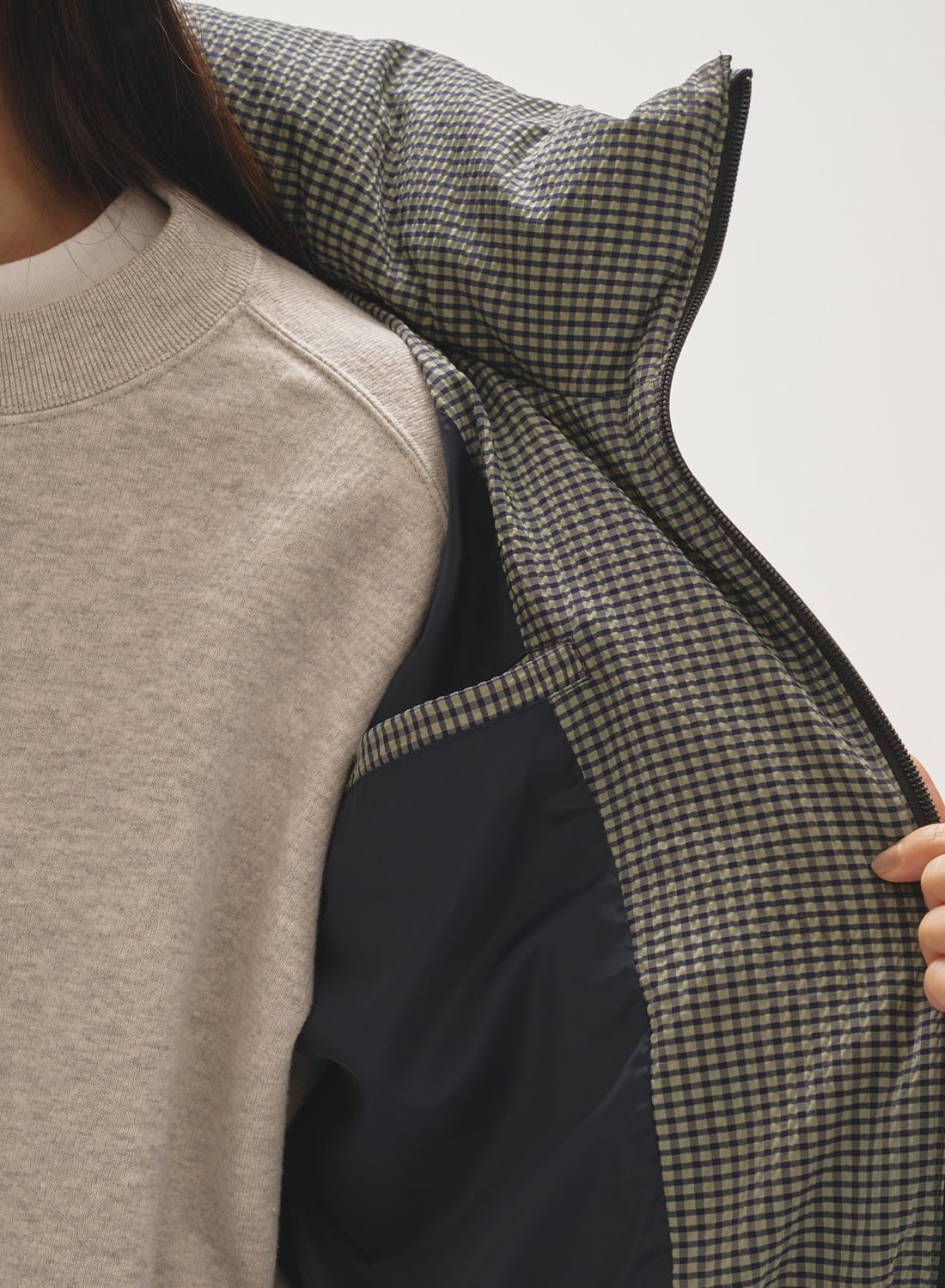 CHECK DAWN JACKET|チェック ダウン ジャケットチェック ダウン