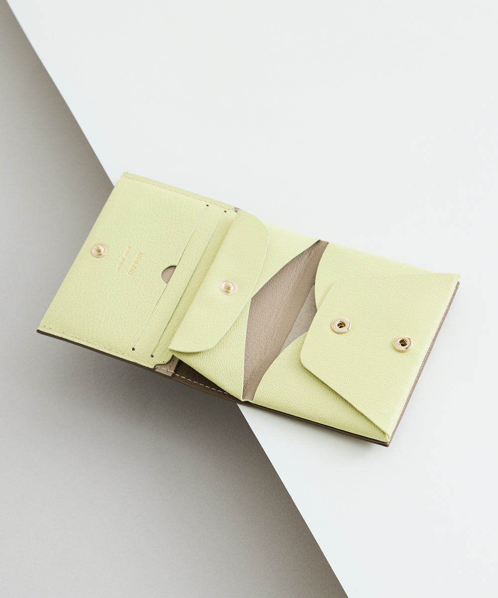 Bifold Compact Wallet - Topo × Yellow – MOLINI（モリニ