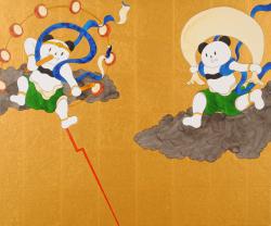 あごぱんの現代アートの絵画を通販で販売