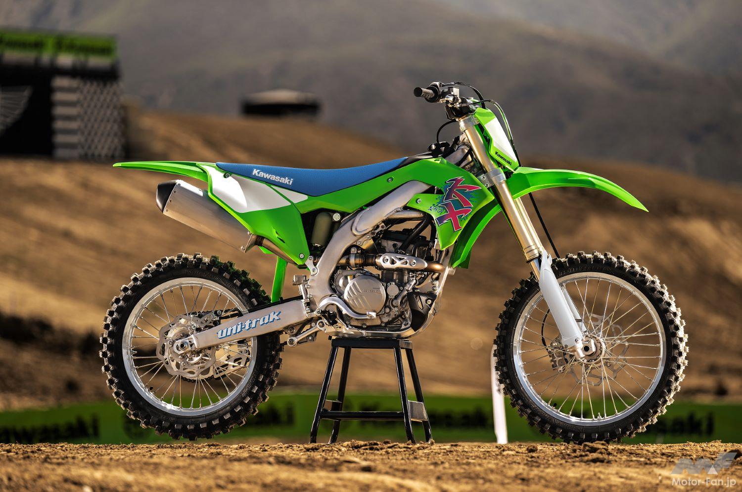 カワサキKXシリーズから90年代デザインの記念モデル！「KX450 50th