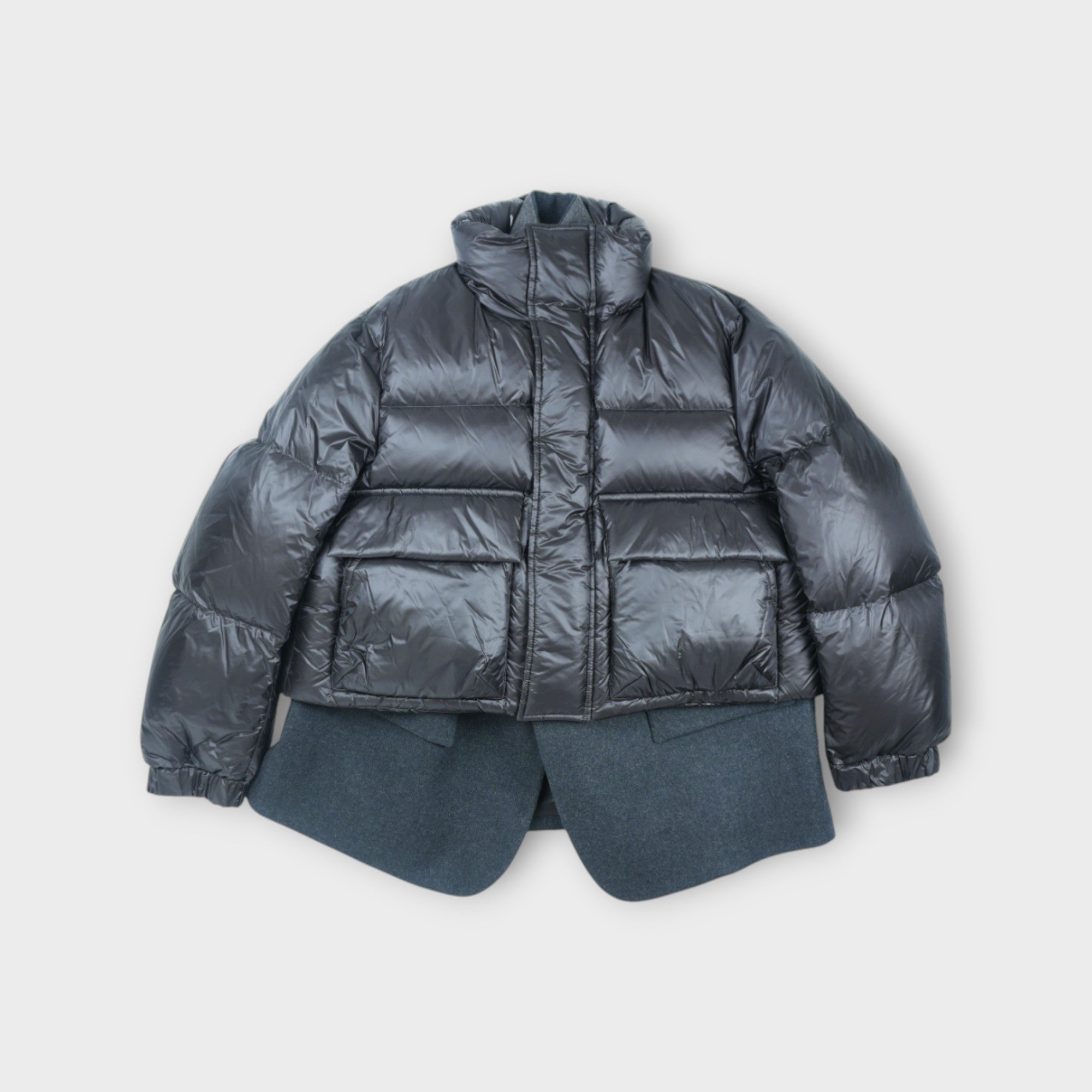 sacai Wool Melton x Puffer Blouson – mou by ACROPOLIS