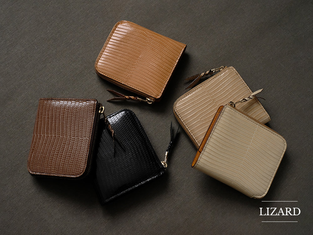 L字ファスナー財布“Cram”/リザード – munekawa