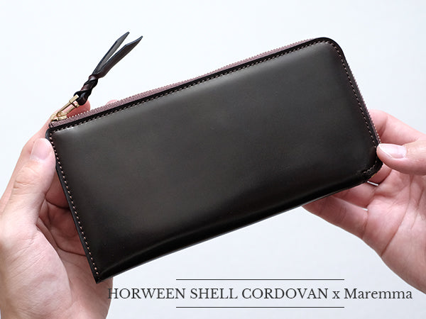 限定】L字ファスナー長財布 “Cram long”/ホーウィン コードバン