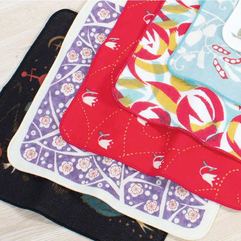 竹久夢二 ガーゼタオルハンカチ【帯付】 | 法人様用 山田繊維カタログ