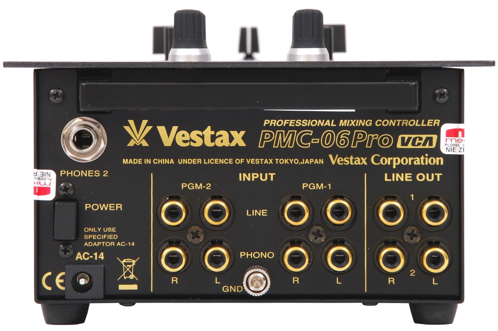 Vestax PMC-06 Pro A DJミキサー 純正アダプター付属Vestax PMC-06