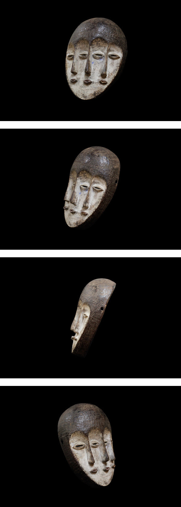 レガ族 3面のマスク m_125 – AFRICAN WEB SHOP ン・マ