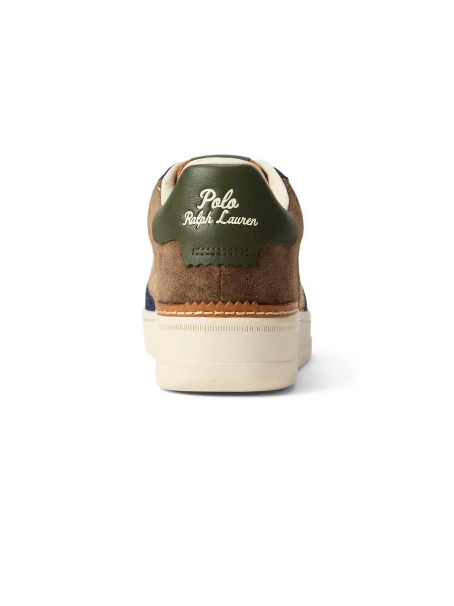 Sneakers in a material mix with logo patch, Polo Ralph Lauren