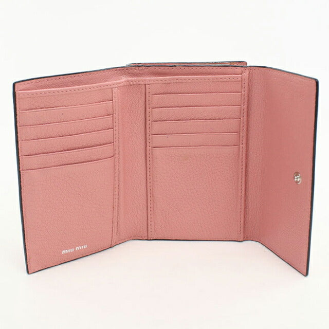 中古 ミュウミュウ 三つ折り財布 三折財布 レディース ブランド MIUMIU