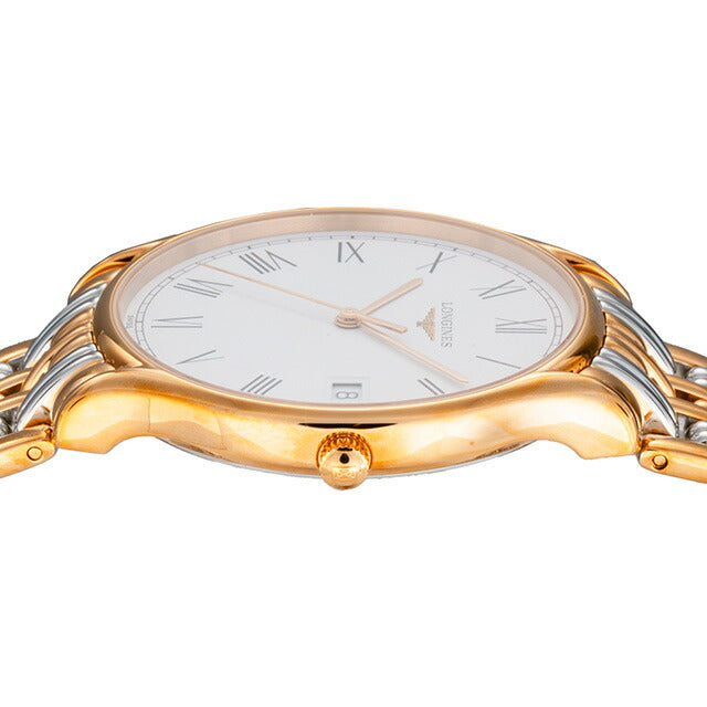 ロンジン リール クォーツ 電池式 腕時計 ブランド メンズ LONGINES L4